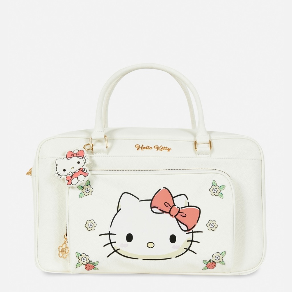 Hello Kitty Cream and Pink weekender bag